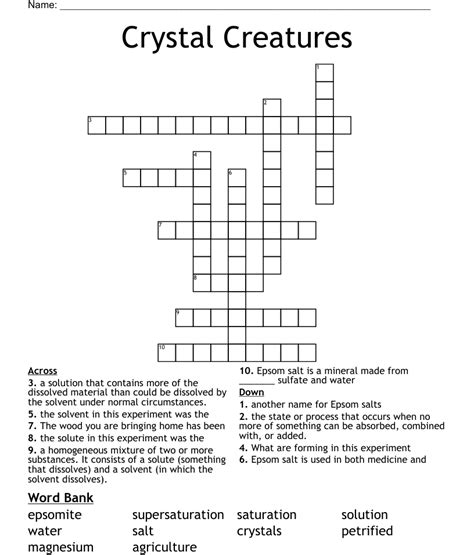 crystalline rock crossword|crystal lined stones crossword clue.